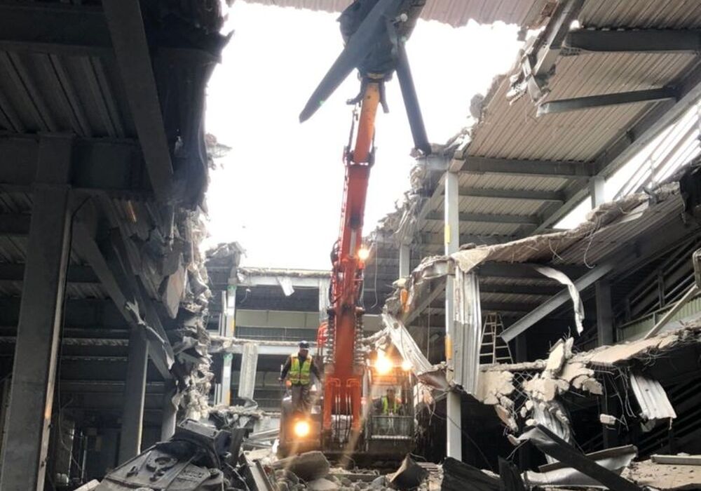 立体駐車場解体